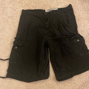 Men’s Black Cargo Shorts